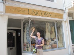 Look what we found! I was definitely meant to return to Oxford. (It's a thrift shop, if you were wondering.)