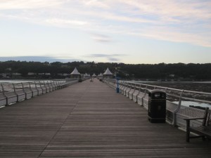 Annmarie showed me the pier in her university town.