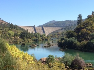 Dam! Shasta Dam, that is, and the start of the Sacramento River. Photo by Carly Summers