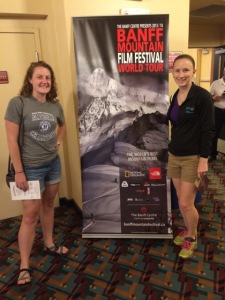 Psyched to see the Banff Radical Reels Tour with my co-worker Laura! The people in the videos pursue the extremes of outdoor sports, but don't worry Mom, I'm not planning to base jump anytime soon. Photo by a friendly stranger